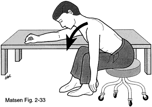 shoulder therapy exercise charts