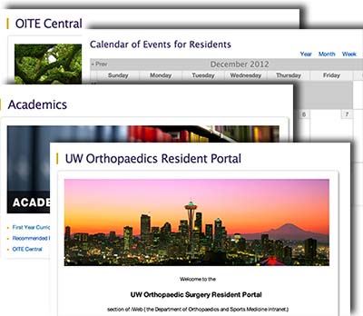 Resident portal screenshot